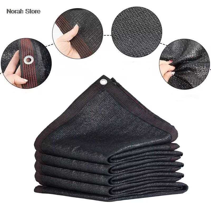 6x6mSunshade Net 6 PIN Black Sunshade Net Home Garden Succulent UV Protection 60~75%% Sunshade Net Balcony Sunshade Car Shed