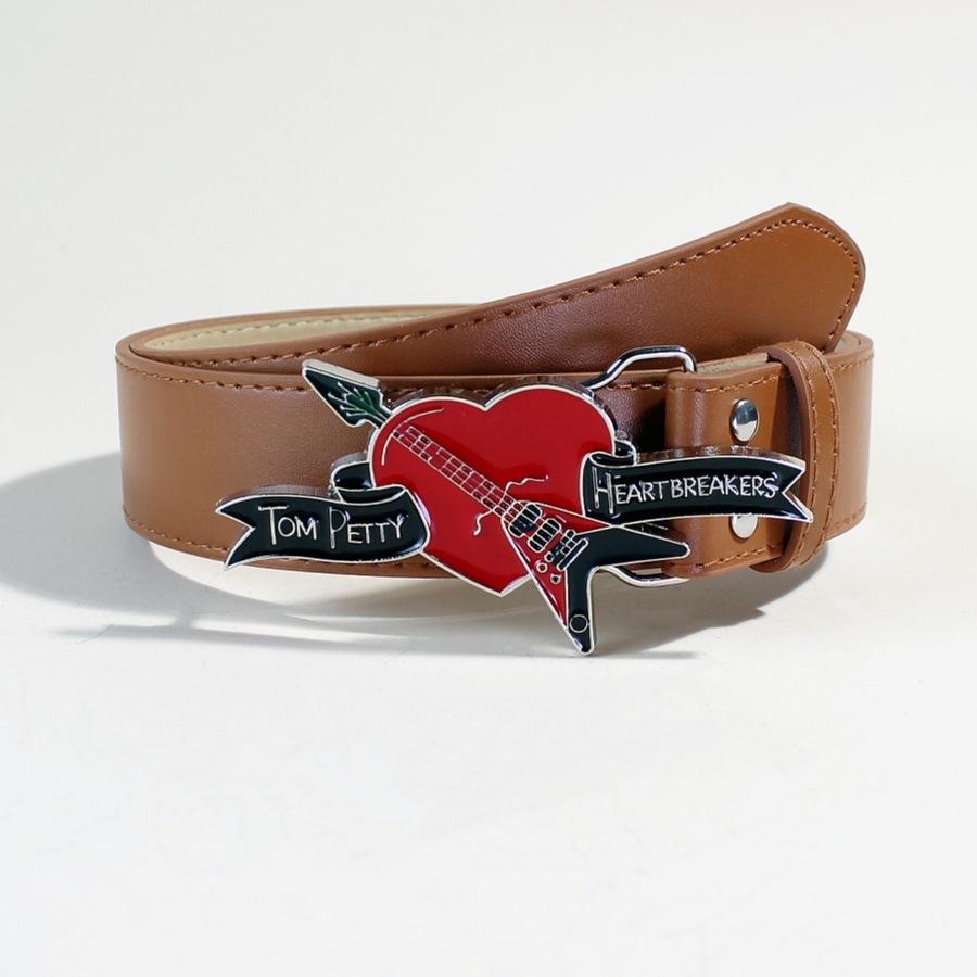 

Cupid S Arrow Belt Buckle Casual Personality Belt Men S Smooth Buckle One Arrow Through Heart Belt Women S Decoration Trend 110cm long
