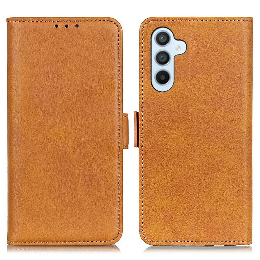 For Samsung Galaxy S26+ Case Stand Cowhide Texture PU Leather Phone Cover