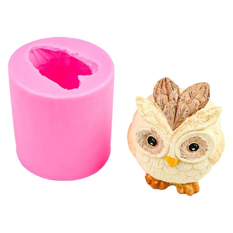 Repeat-Use Owls Molds for DIY Baking and Craft Casting, Detailed 3D Shape for Cake Decorating and Chocolate Making
