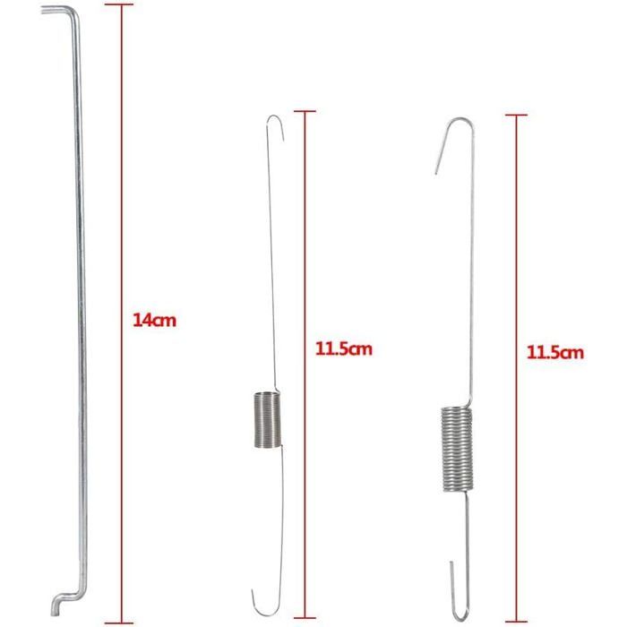 Kit de Ressorts de Rappel de Papillon 2 Jeux de régulateurs de Vitesse Régulateur de Liaison Biellette Génératrice Accessoires