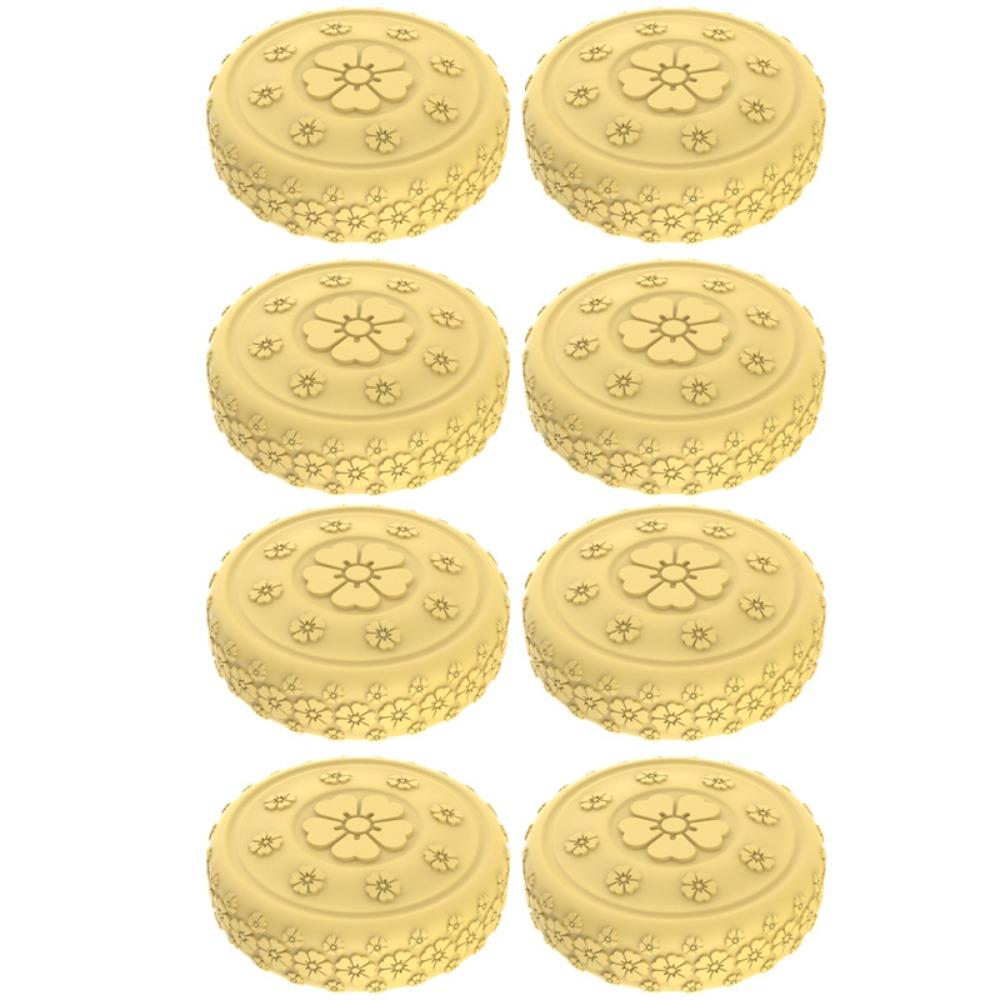

8Pcs Silicone Luggage Wheels Protector Cover Anti-slip Shock Absorption Luggage Caster Shoes Reduce Noise Reduce Wheel Wear