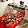 Wrestling, Superstars, Championship Office Carpet Soft Polyester Entrance Carpet Washable Non Slip M