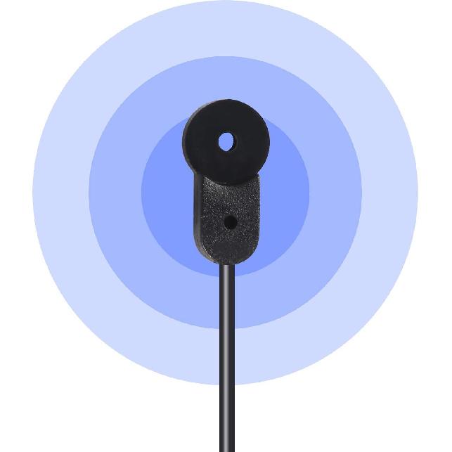 Stereo Alıcı için İç Mekan FM Anteni - 3 Konektörlü 75 Ohm F Tipi Erkek Koaksiyel Kablo - Ev Sineması, FM Sistemi, Ses Sistemi ile Uyumlu -