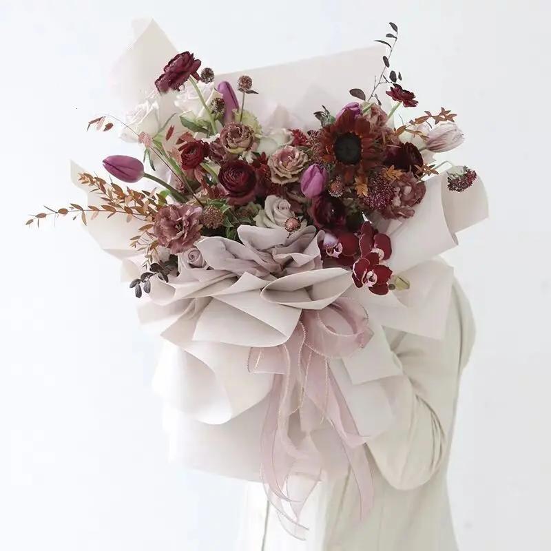 Ins Streamers Decoration Ribbons Wedding Party Gifts Wrapping String DIY Handmade Bow Festival Supplies Bouquets Overwrap Strap