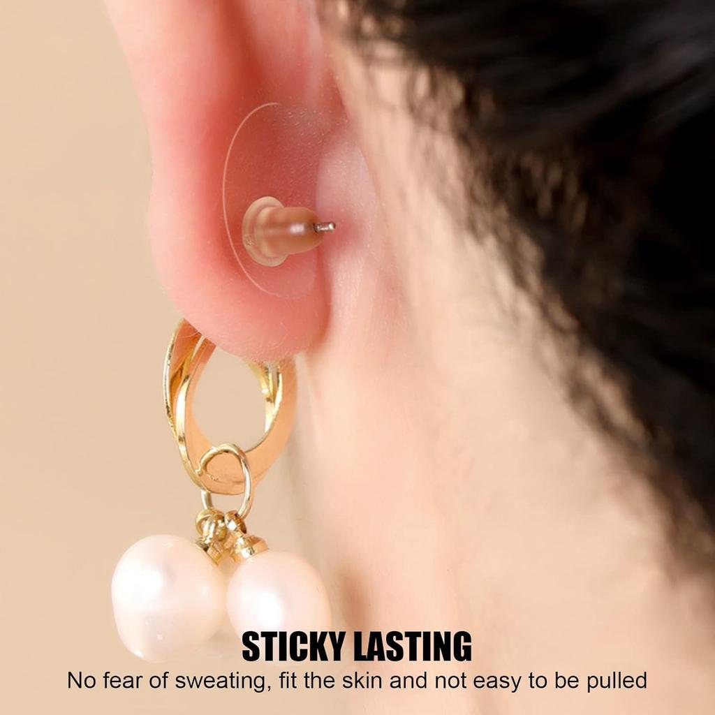 Vn Care Invisible Ear Lobe Support for Earrings Earlobe Tapes and Stickers Earring Supporter for Heavy Earrings Support Patches Girls & Women (Pa