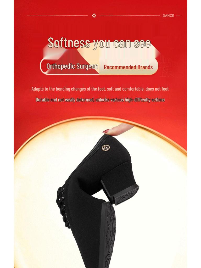 Women's Latin & Ballroom Dance Shoes - Soft Sole, Breathable, Lightweight, Ideal for Teachers, Training & Square Dance.