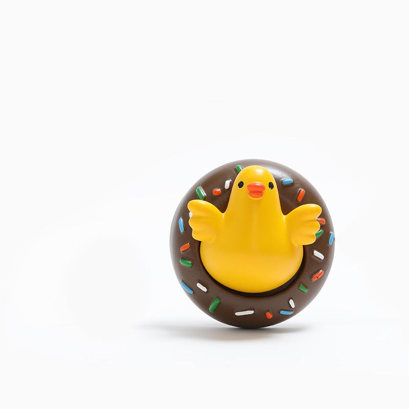 Yellow Duck Refrigerator Sticker Cartoon Cute Refrigerator Decoration Magnet Po Wall Toy Gift Cultural and Creative Products