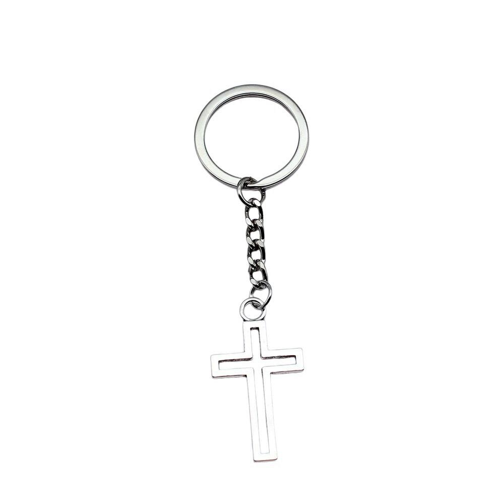 Portachiavi con Ciondolo Croce Ankh Amuleto Egiziano Portachiavi Anello 28mm