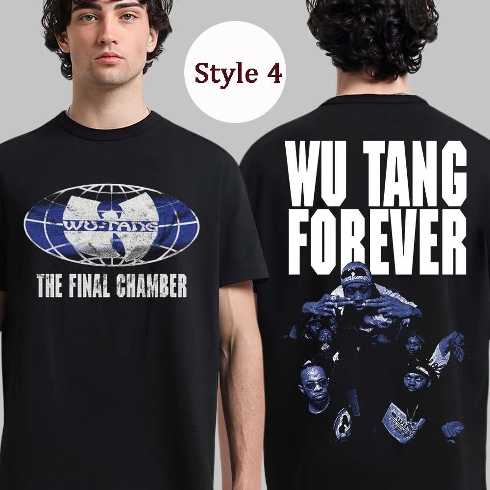 

Двусторонняя футболка с принтом The Final Chamber Wu Tang Forever Tour 2025, S-4XL - Свободная, удобная и повседневная футболка M