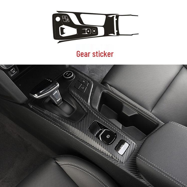 

Наклейки из углеродного волокна для интерьера Hyundai ix35 для украшения консоли, рычага переключения передач и элементов управления дверью