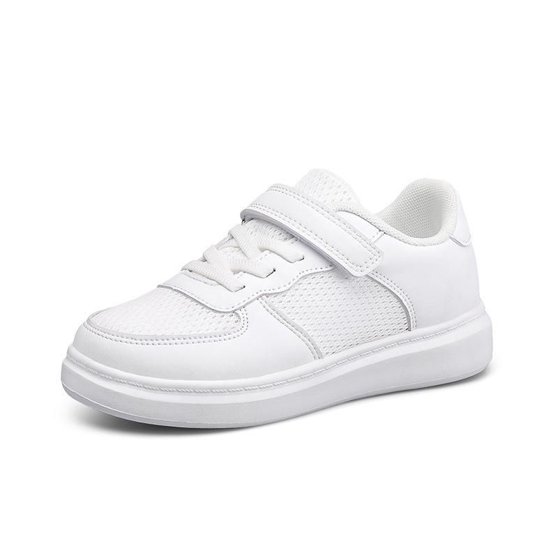 2025 Autumn Kids' Breathable White Mesh Sports Shoes for Boys & Girls