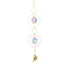 Moon Star Crystals Wind Chime Prism Sun Catchers Handmade Jewellery Garden Hanging Pendant Ornament Window Curtain Home Decor