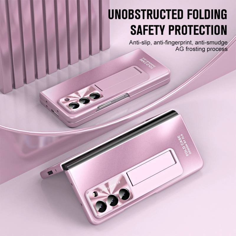 Für Z Galaxy Fold 5 Schutzhülle mit Stifthalter und Ständer für den täglichen Gebrauch