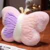 Cute Girl Butterfly Plush Pillow With Soft Polyester Filling For Bedside Decor And Gifts