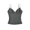 Spicy V-Neck Striped Camisole: Summer 2026 Slim-Fit Sleeveless Crop Top