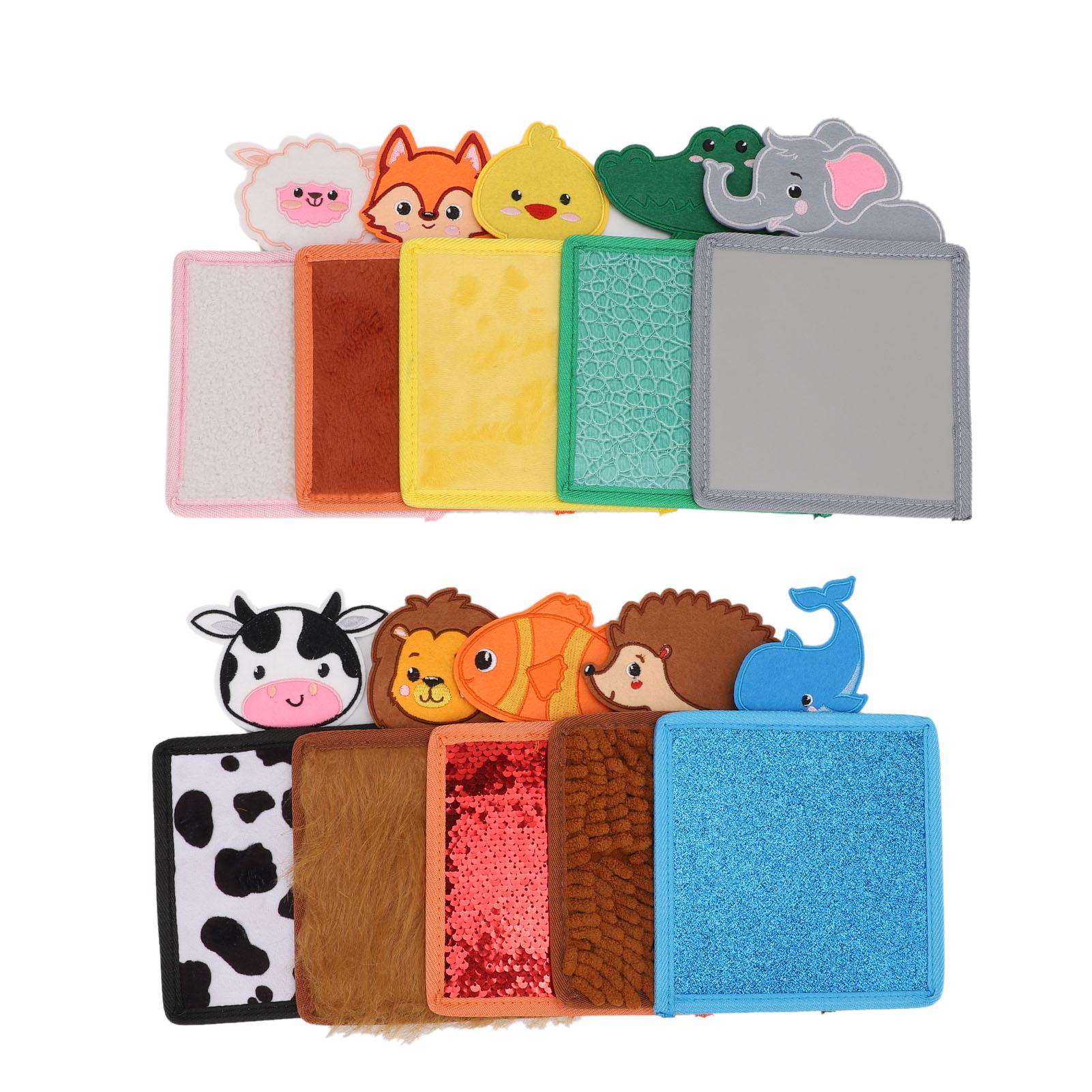 

10 шт. Мини-сенсорные коврики, сенсорная напольная плитка, текстурный сенсорный игровой коврик, обучающий аутизму, тактильный