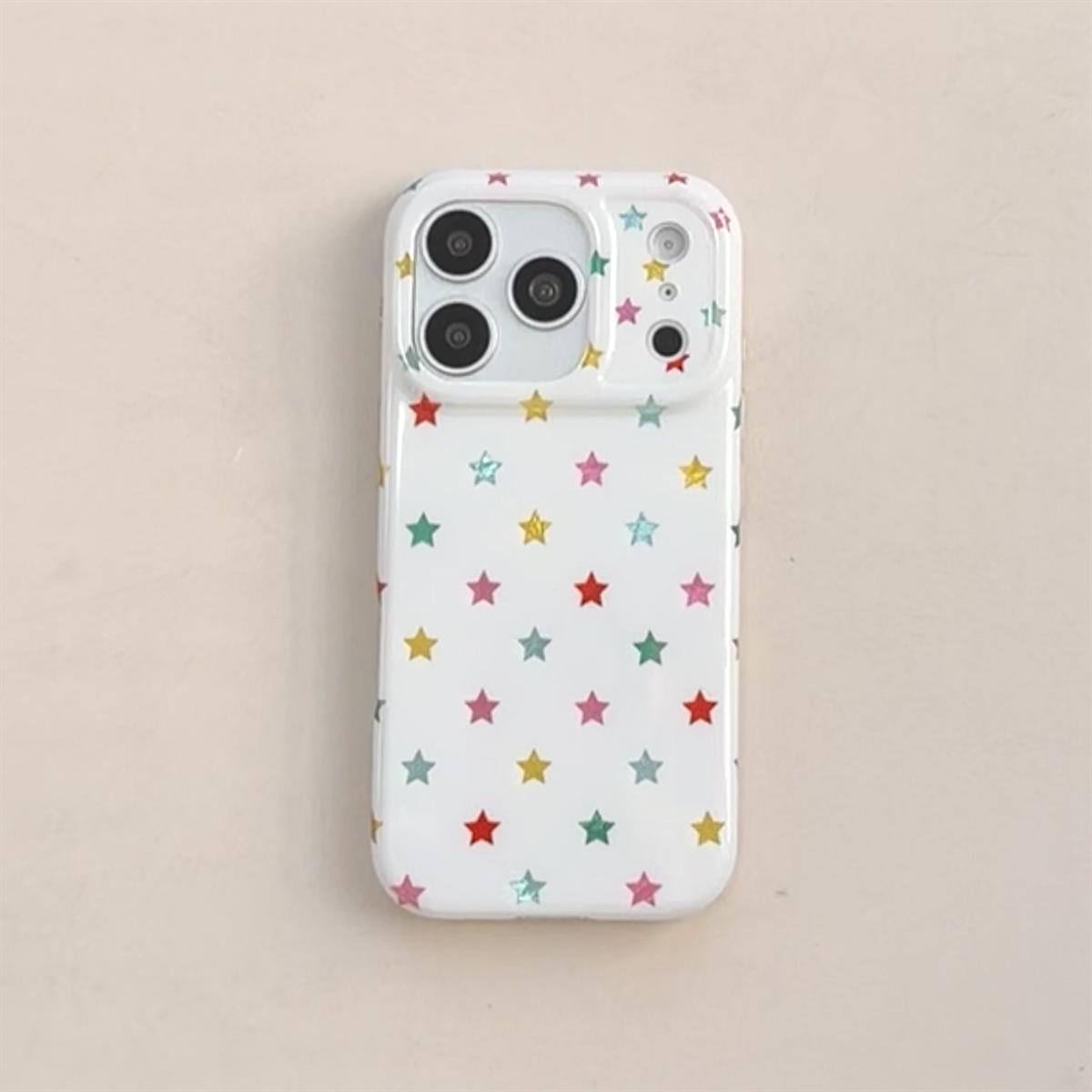 

Colorful Star Dual-Layer Anti-Fall Case for iPhone 14/13 and Apple 17/16/15 Pro Max iPhone 14 Pro Max