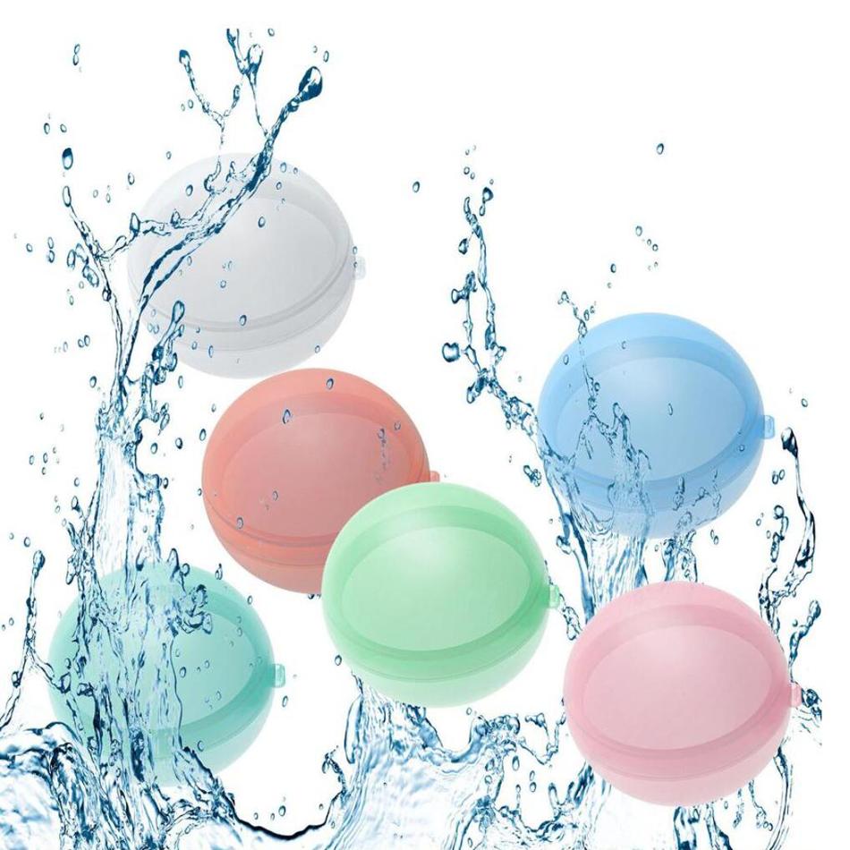 Reusable Water Balloons Toys Quick Fill Self Sealing Waters Bomb for Summer Games Children's Adults Outdoor Activities Toy Gifts