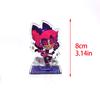 Anime Hazbin Hotel Alastor Morningstar Cosplay Stand Acrylic Cartoon Figure Standing Birthday Present Bag Decoration Collection To