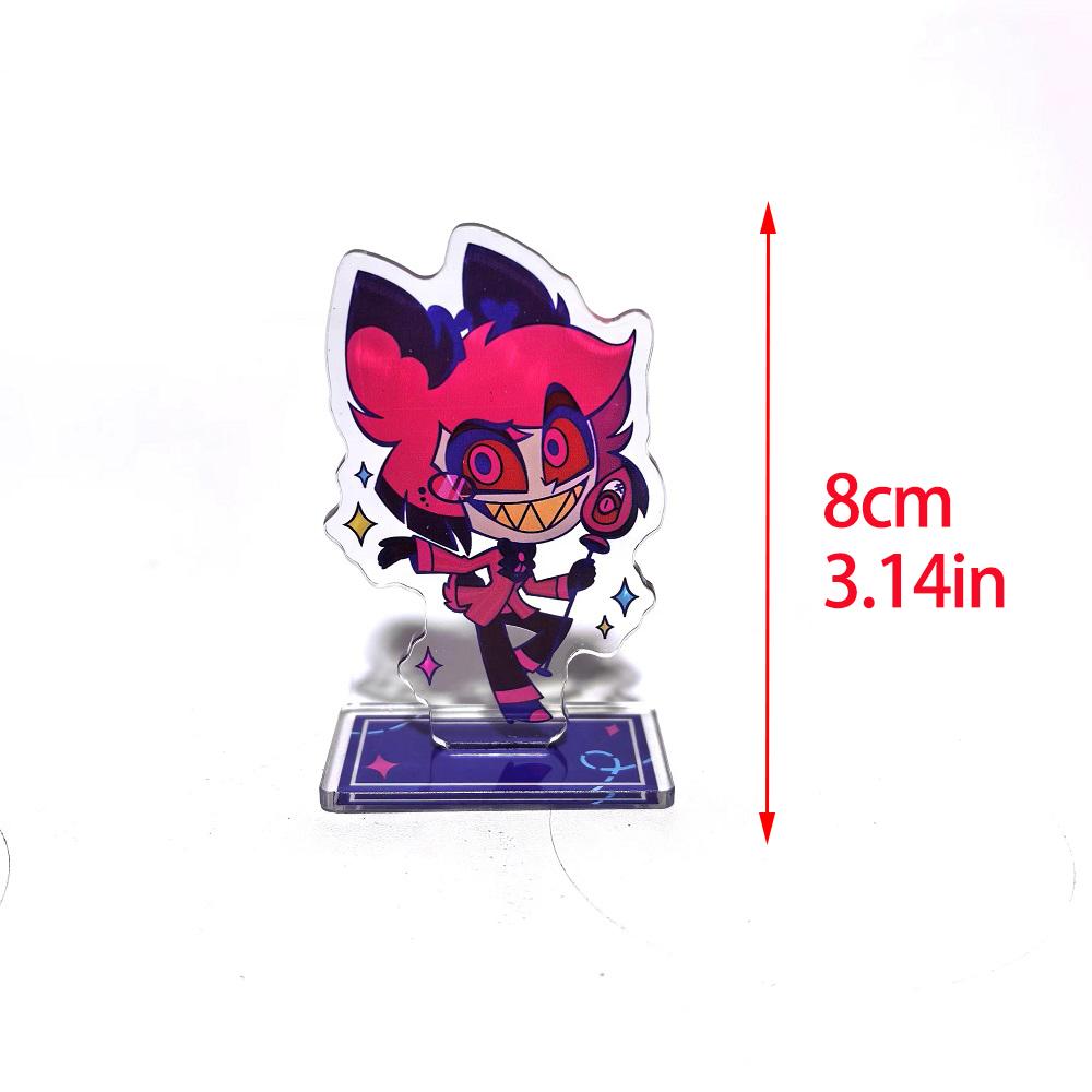 Anime Hazbin Hotel Alastor Morningstar Cosplay Stand Acrylic Cartoon Figure Standing Birthday Present Bag Decoration Collection To