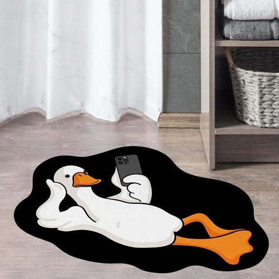 Cute cartoon Kapibala bathroom floor mat