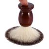 Quick-drying Nylon Hair Wooden Handle Shaving Brush, Rich Lather Barber Salon Tool For Professional Facial Cleaning