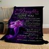1pc Daughter Love Blanket for Sofa Bed Soft and Light Bedding Ideal for Picnics, Ultra-Soft All-Season Throw for Outdoor Travel - Christmas-c0803024