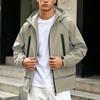 Men's Hooded Reflective Jacket for Spring and Fall Outdoor Activities
