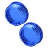 Cycle Pedal Screw Cap Aluminum Alloy M14 Thread 5MM Pedal Screw Cover for Mountain Cycle Blue