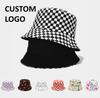 Unisex Best Selaing Outdoor Cow Pattern Reversible Activities Bucket Hats, Custom Print Distressed Hat