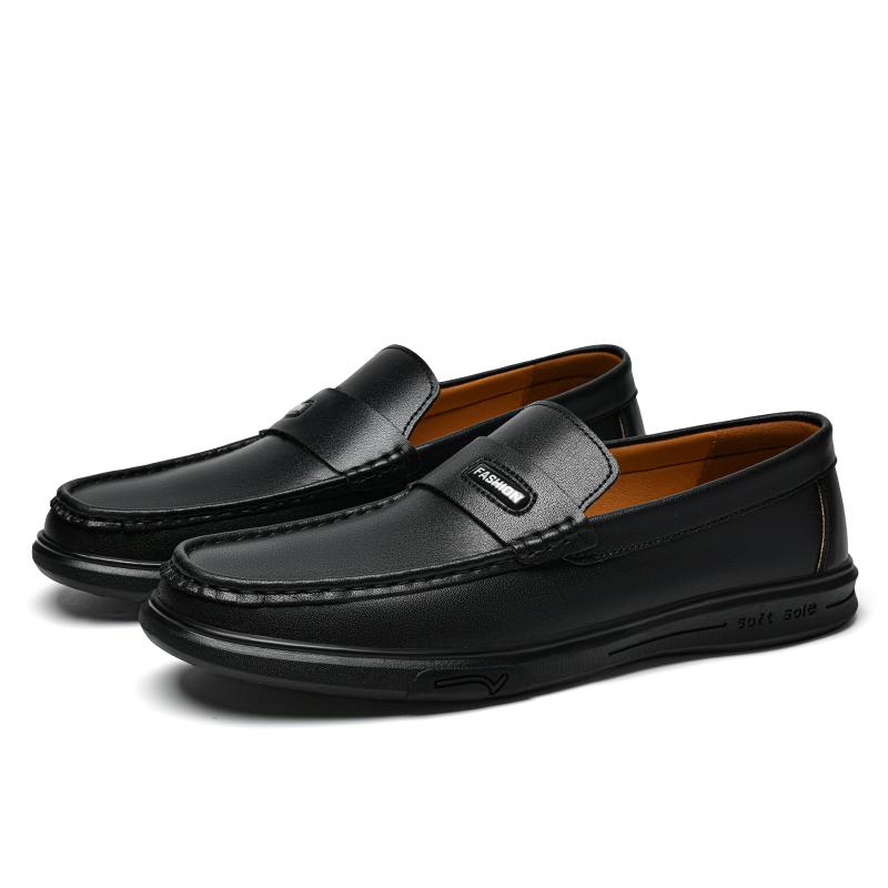 Fashion Lightweight Business Office Formal Men Casual Shoe Leather Men Loafers Shoes Fashion Designer Slip On Boat Quality Social Shoes