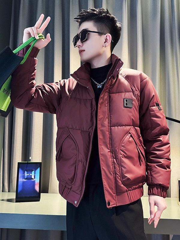 2025 Men's High-End Winter Trendy Cool Short Down Cotton Jacket