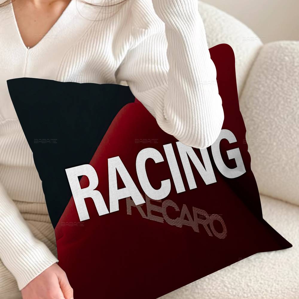 Trendy R-Recaros Logo Cushion Cover Pillowcase Upholstery Sofa Throw Pillow Home Decor Pillowcas