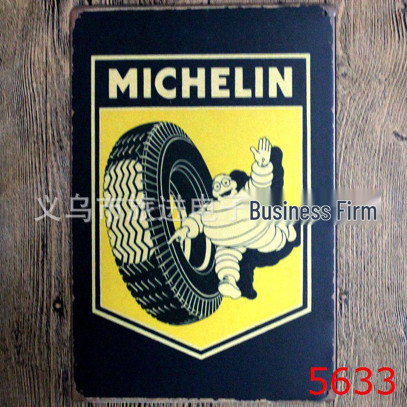 Retro Motorcycle Tin Painting for Home Decor - Frameless Wall Art for Bar or Hotel