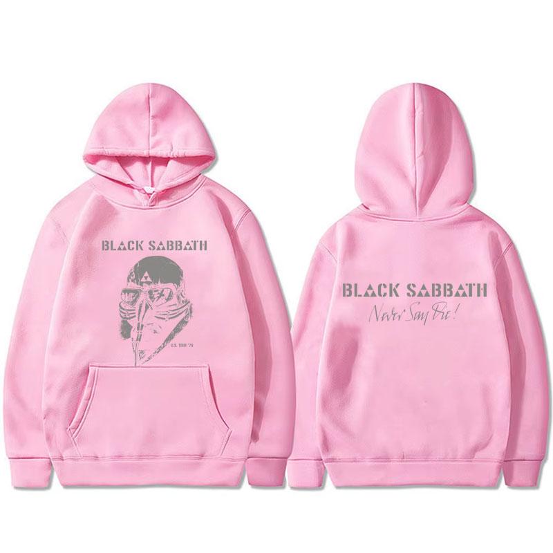 Heavy Metal Rock Band Black Sabbath Tour Hoodie Ozzy Osbourne Pullover Hoodies Men's Women's Gothic Vintage Oversized Sweatshirt