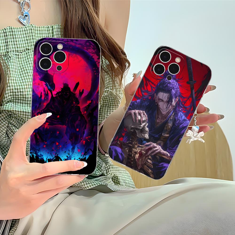 Jujutsu Kaisen Geto Suguru Phone Case for iPhone 17 16 15 14 13 12 11 X XR XS Air Pro Max Plus Mini Clear Colorful Cover Cover