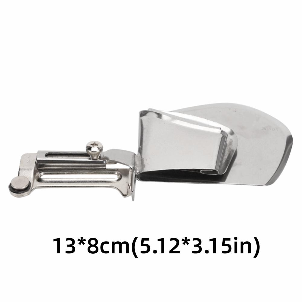 Iron Lockstitch Presser Foot Adjustable Rolled Hem Binding Attachment  Industrial Sewing Machine