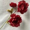 3 Heads Lifelike Flowers Multicolor Faux Flower Peony Peony Artificial Flower  Home Decoration