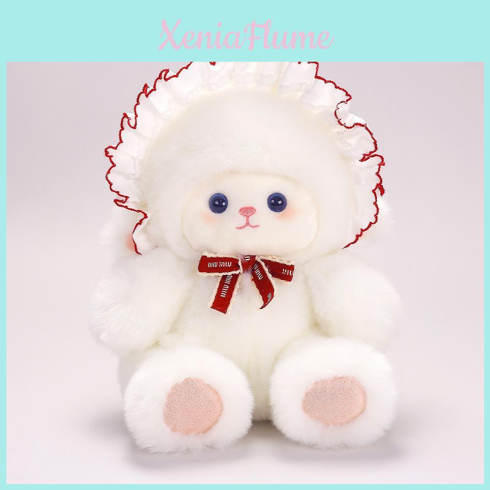 Sheep Plush Toy With Hat Soft Short Plush For Kids Sleep Comfort And Gift