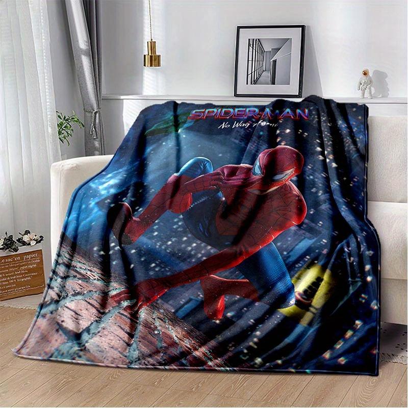 1pc Spider-Man Printing Blanket - Soft, All-Season Throw for Living Room, Bedroom,Personalized Gift with Adorable Cartoon Design
