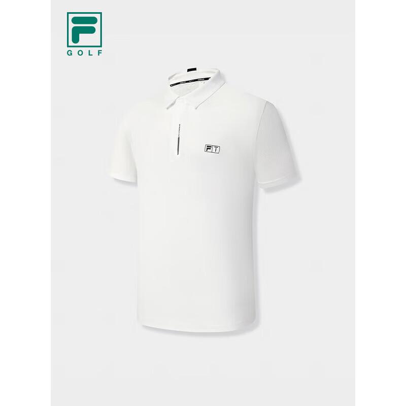 FILA Men's Knitted Short Sleeve Golf Polo Shirt