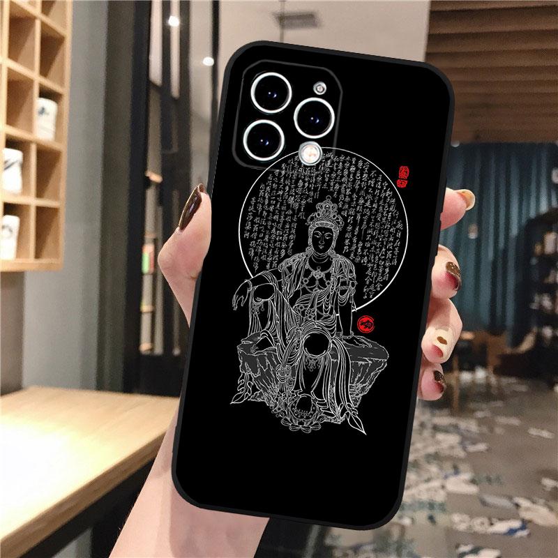 Phone Case For iphone 17 Pro Max 17 Pro Air 16 15 14 13 Pro Max 15 16 Pro 15Plus buddha