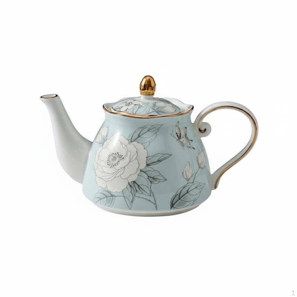 Bone China Tea Set Stackable Design For Single Gift Box Included Stacking Teapot with Mug