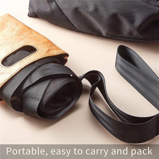 Precise Suture Long Lifespan Fascia Stretcher Strap Polyester Cotton Yoga Flexibility Leg Stretching Training Belt for Home