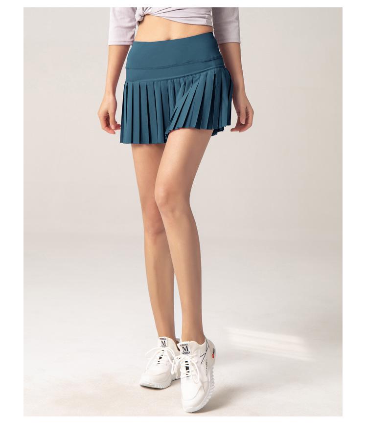 Women's Quick-Dry Summer Pleated Skort: Breathable, Anti-Light, Ideal for Tennis, Yoga & Fitness