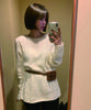 Sseomweeobeoteo Some Cable Long Sleeve Knit - Ivory