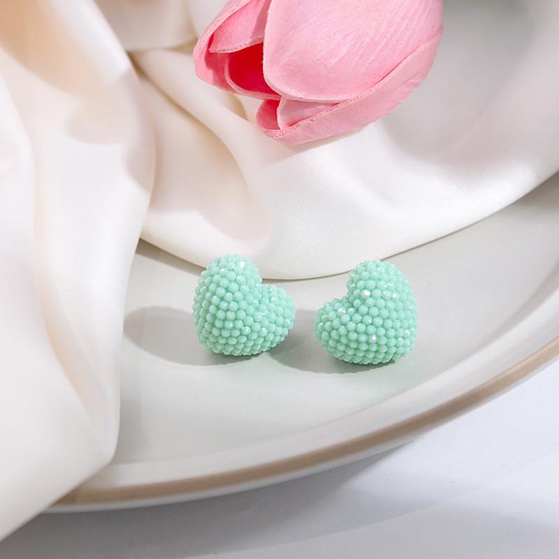 Pinkdudu Геометрические серьги-сердца с вогнуто-выпуклой поверхностью, серьги-кольца, стержни из стерлингового серебра S925 PD1185