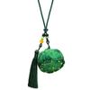 Handmade Lucky Lotus Pod Sachet: Embroidered Safety Charm & Coin Purse for Dragon Boat Festival