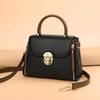 Bag Women'S High-End Sense Fashion Portable Leather Women'S Bag Small Square Bag Foreign Style Versatile Single Shoulder Messenger Bag Exquisite Work